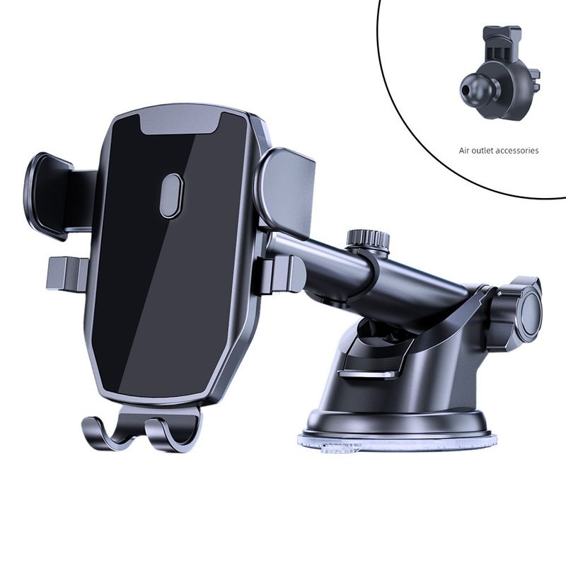 New Car Navigation Holder Car Phone Holder Suction Cup Air Outlet Mobile Phone Stand Car Vehicle-Mounted Stand