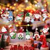 5D Painting Christmas Ornaments Christmas Art Painting Pendant Kit Resin Material Decoration Tool For Christmas Tree Key Chain