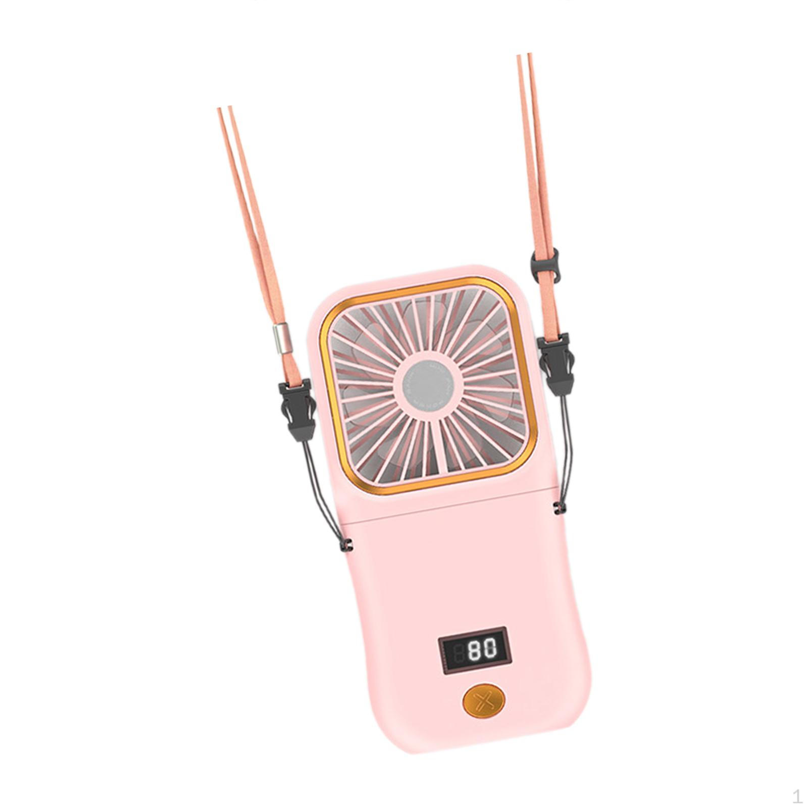 

Portable Mini Fan, Handheld Foldable, Cordless, рожевий