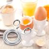 New Stainless Steel Egg Shell Opener Manual Egg Opener Kitchen Gadget Eggs Cutter Convenient Mini Scissors Tools for Cooked Eggs