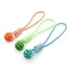 Bite-resistant Dog Slow Feeder Ball Pet Tooth Cleaning Relieve Boredom Interactive Pet Toys Playing Training Rope Knot Dog Toys
