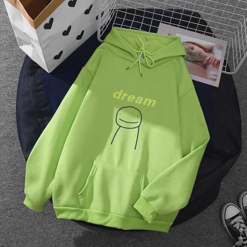 2022 Europäisch-Amerikanisches Lockeres Baumwoll-Sweatshirt für Damen für Frühling/Herbst