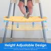 Baby High Chair Footrest Wooden Infant Seat Foot Rest Non-slip Stable for Dining Baby Adjustable Highchair Kids Furniture