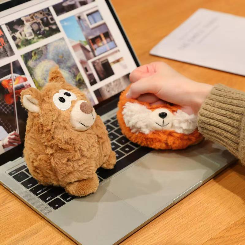 Latest Cute Forest Animal Doll Kawaii Stuffed Plush Toy Handmade Doll Cartoon Anime Cute Children's Birthday Gift Doll Christmas