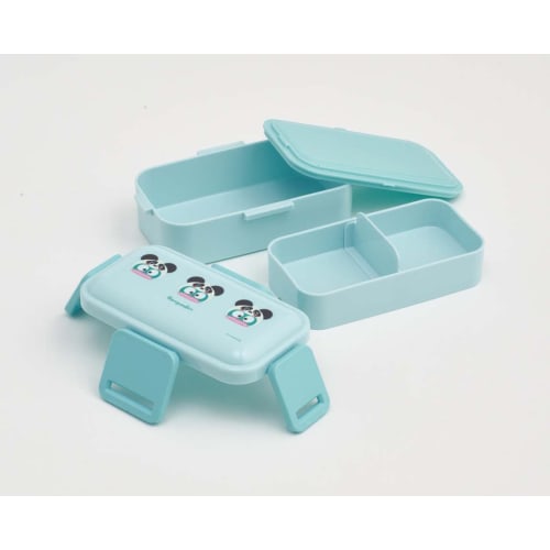 Skater Bento Box, 2-Tier, 600ml, for Women, Antibacterial, Soft Filling, Dome-Shaped Lid, Made in Japan, Sanrio Hangyodon Headpiece, PFLW4AG-A