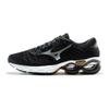 Mizuno Creation Tecido Versátil Couro Sintético Antiderrapante Resistente ao Desgaste Respirável Cano Baixo Tênis de Corrida de Maratona Masculino tênis Preto J1GC210103
