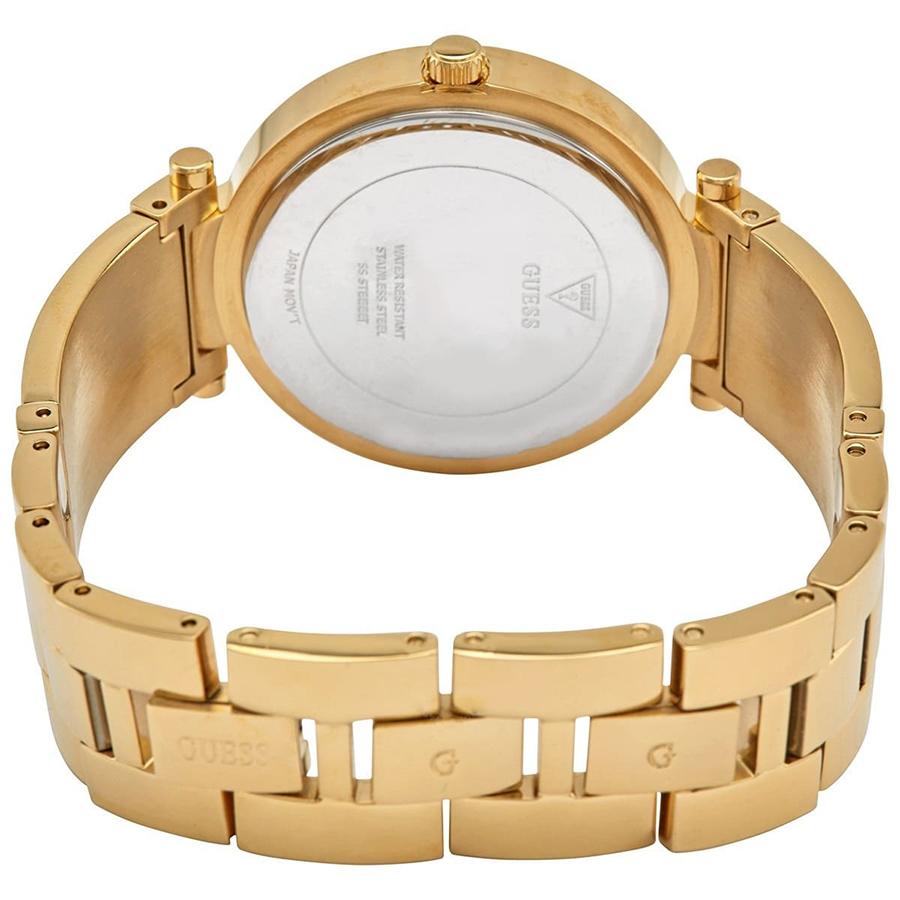 Guess Ladies' Quartz Watch, Stainless Steel Case, Stainless Steel Strap, Quartz Movement, Waterproof, For Daily Gatherings W1288L2