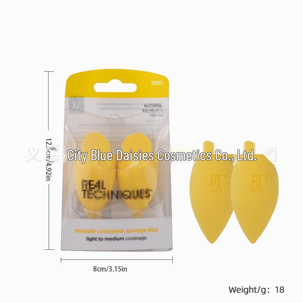 RT Series Makeup Brush & Sponge Set: Blending & Eyeshadow Brushes with Beauty Sponge