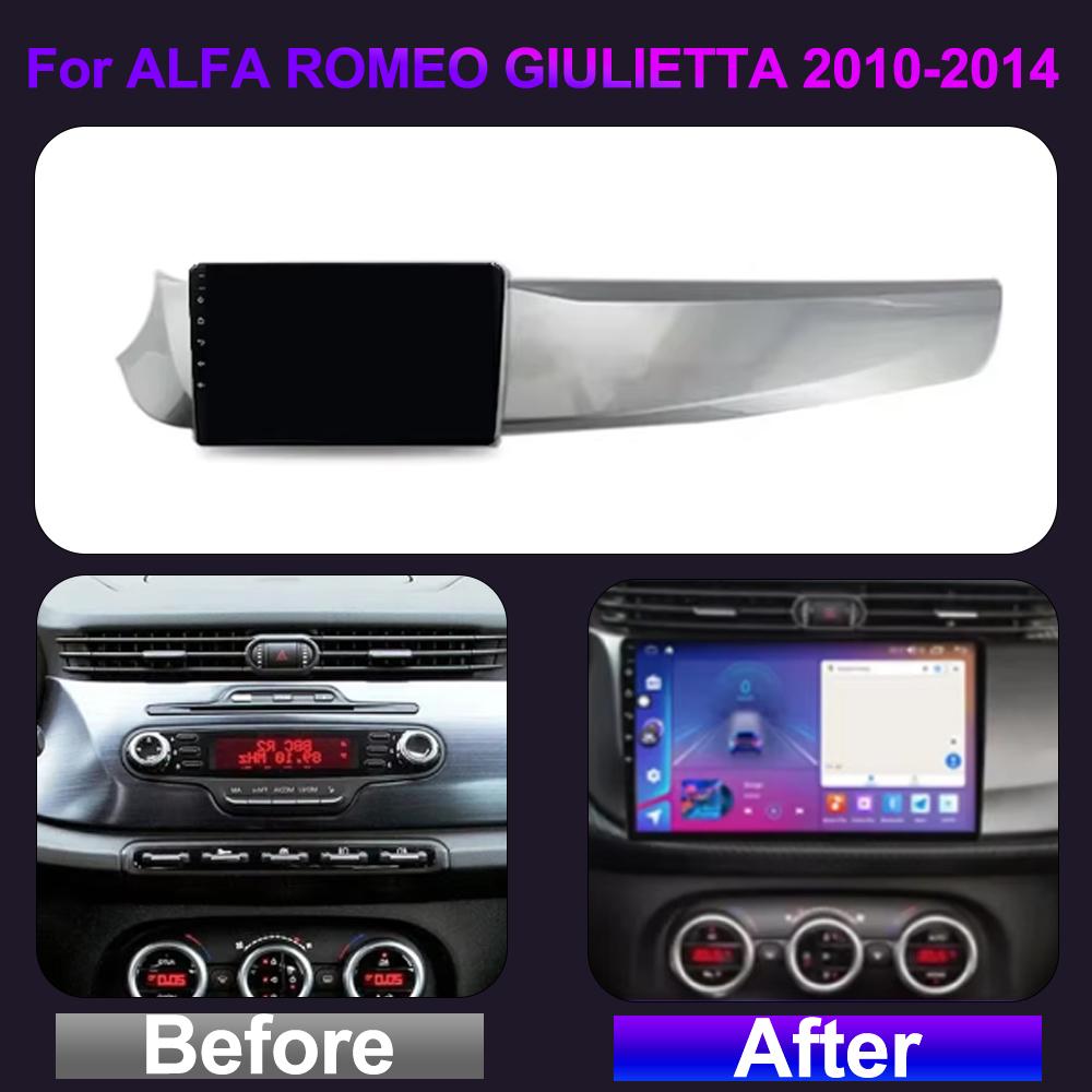 Android 14 For ALFA ROMEO GIULIETTA 2010-2014 Monitor Screen Multimedia Stereo Radio Player GPS Navigation Head Unit No 2Din DVD