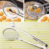 Stainless Steel Frying Oil Filter Clip, Multifunctional Oil Drain Spoon, Cooking Vegetable Snacks Frying Tool