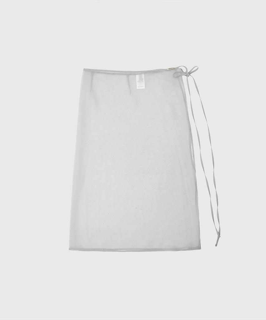 Kwinseulaebis See-Through Wrap Layered Skirt