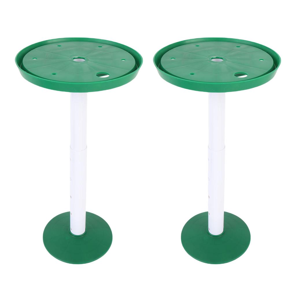2 Sets Adjustable Height Plant Inserts with Drainage Hole Planter Filler Risers for Inside Flower