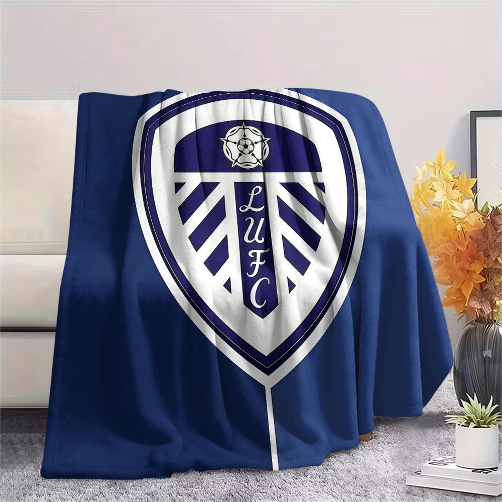 Leeds United Flanelldecke, Hohe Qualität, Bequem für alle Jahreszeiten, Heimdekoration, Wärme und Komfort