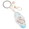 Chinese 12 Constellation Alloy Keychain Enamel Hanging Carabiner For Bag Decoration Birthday Gift Rustproof Metal Charm