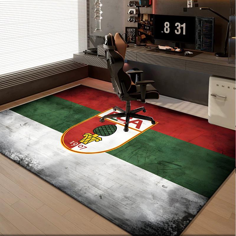 1PC rug Augs-burg Football Crest Carpet, Chair Rug,Area Rug for Office Bedroom living rooms bedroom, Doormat decor Christmas fan gifts