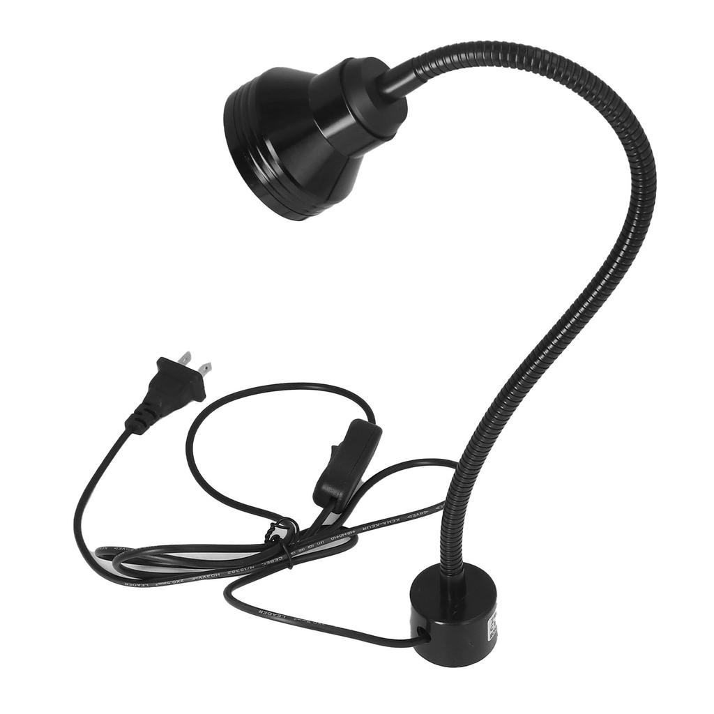 Magnetic Work Light 7W LEDs Flexible Gooseneck Plug Magnetic Base Metal Work Bench Lamp for CNC