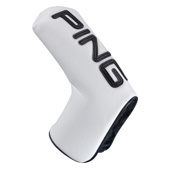 Ping Golf Color Code Blade Putter Head Cover WHITE BLACK From Japan