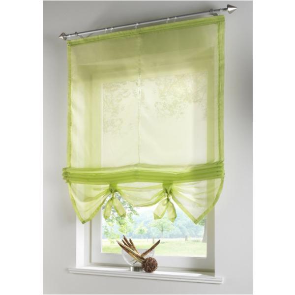 Te-24B Piercing Roman Curtain, Lifting Curtain, Kitchen Study Balcony Bay Window Curtain