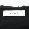 ebure Black linen flared skirt skirt 36 blackUsed