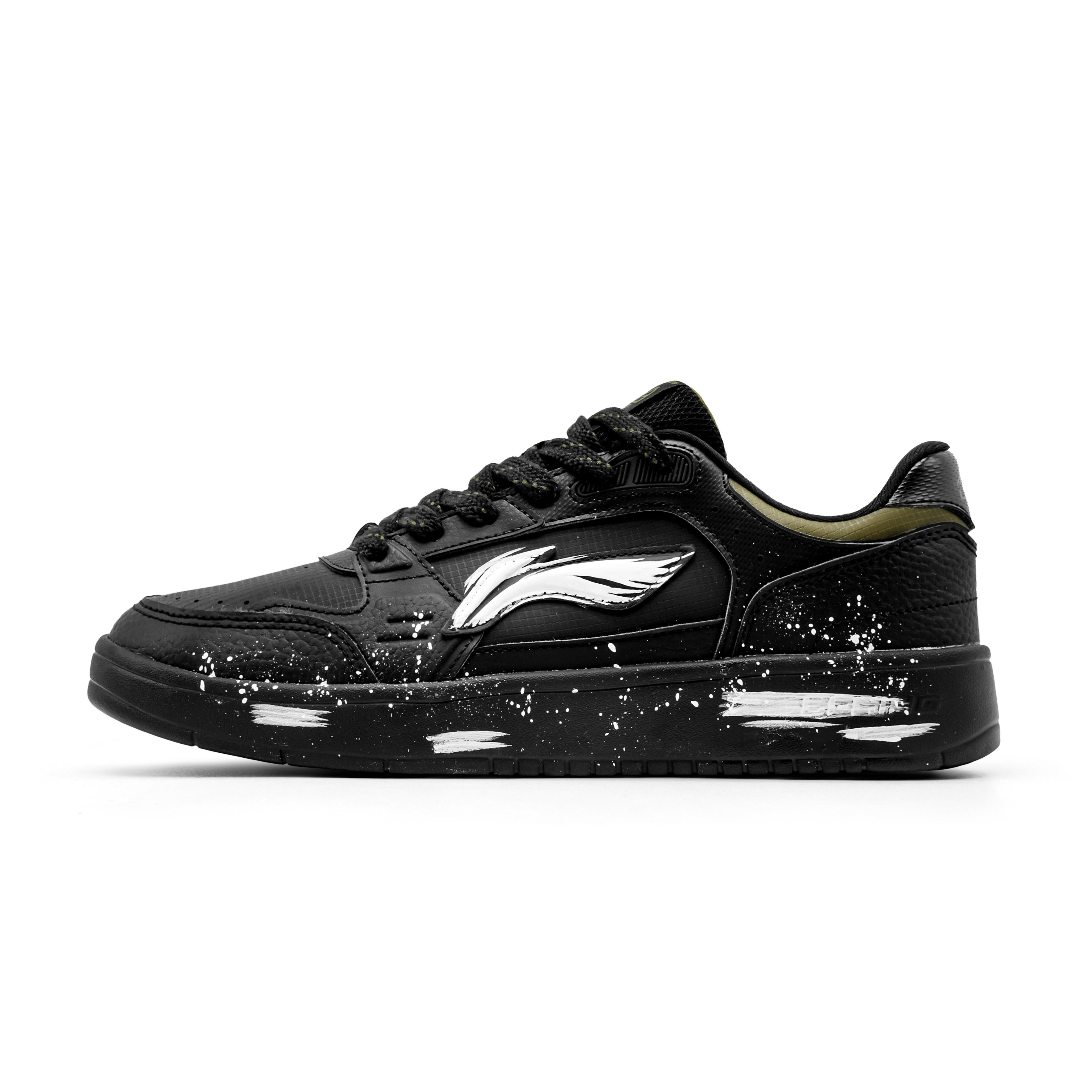 Li Ning Sycee Phantom Ink Синтетическая кожа Амортизация Увеличение роста Износостойкий Нескользящий Низкие AGCW081-4(Команда348-) 39