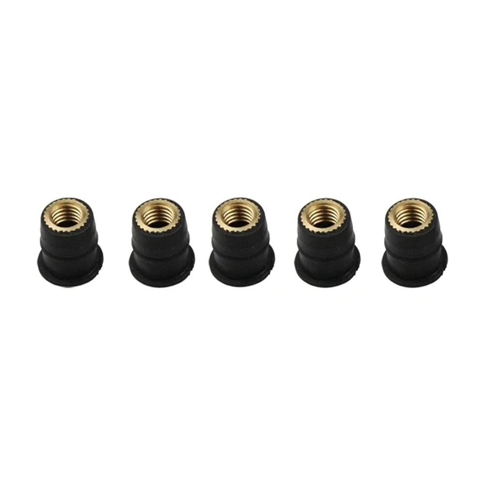 Motorcycle Windshield Rubber Nuts Mounting Vibration Damper