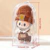 For Labubu Waterproof Bags Labubu Bag Case With Keychain Transparent Cloth Box Art Toy Nice Decor Good Gift For Kidss