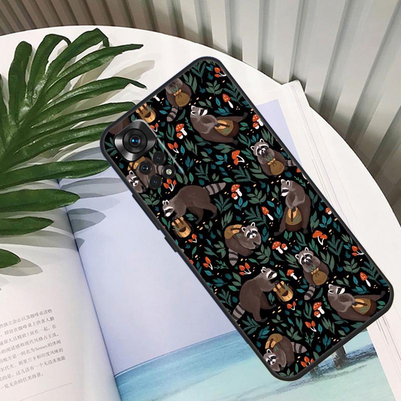 Funny little raccoon Funda For Xiaomi Redmi Note 13 10 11 12 14 15 Pro Plus Case For Redmi 15C 12C 13C 14C 10C 15