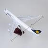 Airplanes Decoration 47CM Luthansa Airlines B747 Aircraft Model Plane B747 Collection Plane With Landing Geal Build Display Gift