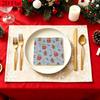 20pcs Disposable Napkins with Snowflake Pattern Print for Wedding,Parties,and Daily Use for Thanksgiving Fall Christmas Table Decoration