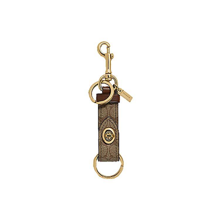COACH Leather Keychain Bag Accessory Bag
