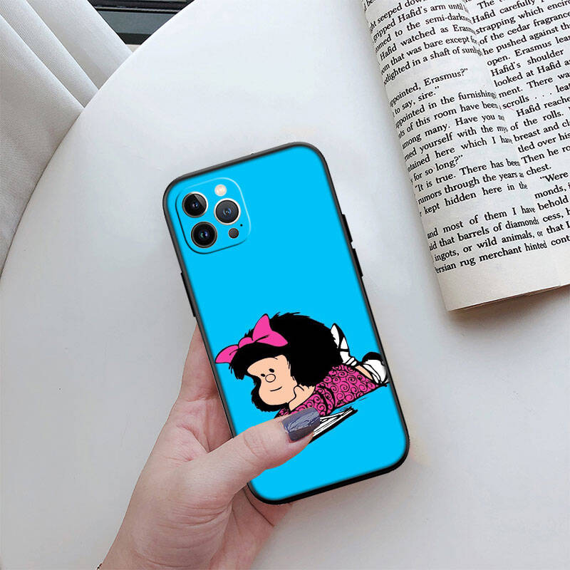 MH88 Mafalda Phone Shell for Samsung S20 S21 S22 S23 S24 FE Ultra Plus Lite S21S A55 A07 A17 F06 F16 M06 M16 M56 A36 A37 A57