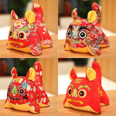 Tiger Zodiac Folk Craft Plush Doll