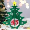 Christmas Tree Shape Creative Non-woven Felt Decoration Products, Suitable for Decorating Desktop Small Ornaments, Christmas Gif