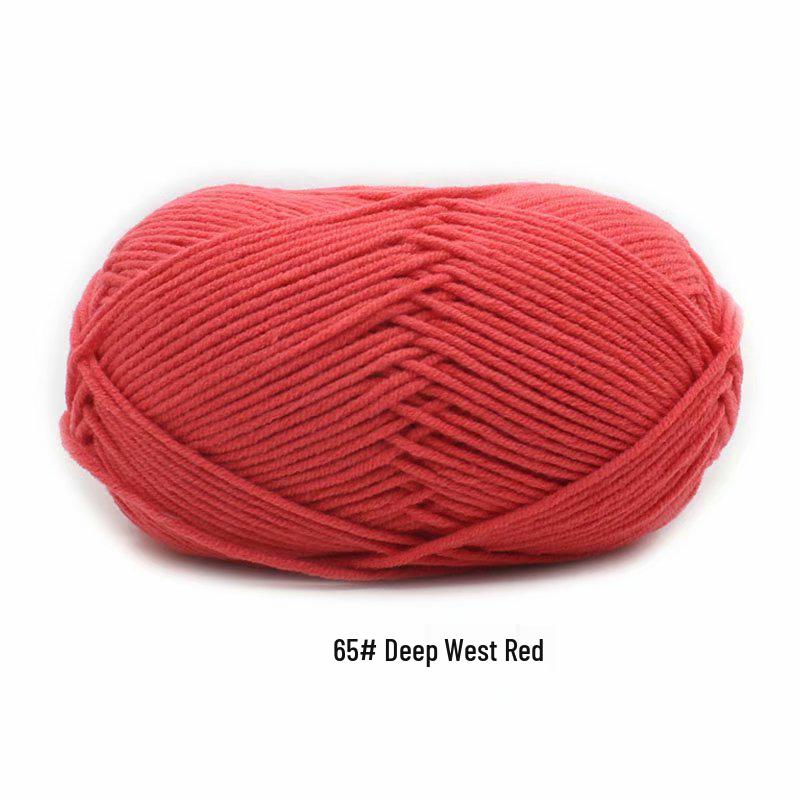 Medium Thick Handmade Cotton Baby Yarn for Knitting, Crochet, and DIY Projects