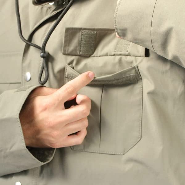 Taion and Inner Down Mountain Parka Camping Men's Women's CR09+104, Casual, Lightweight, Fashion, Fall/Winter (Size L, Beige)