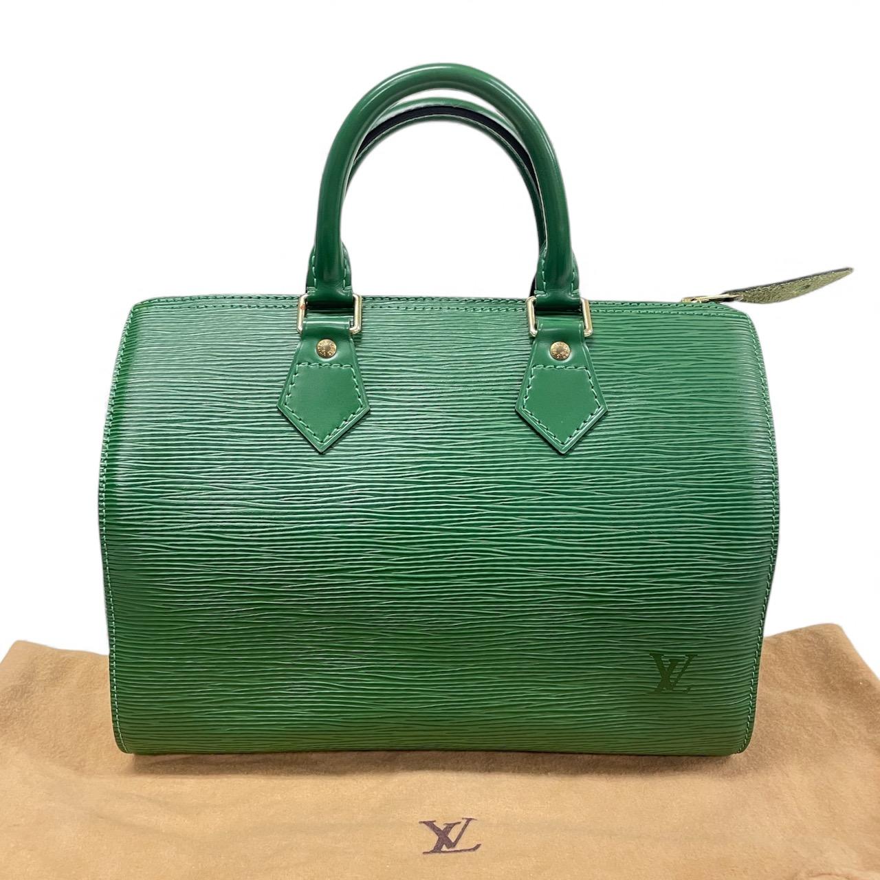 

Used Louis Vuitton Epi Speedy 25 M43014 Boston Bag Epi Leather Green Authentic 1216 one size зелений