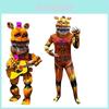 Fantasia Cosplay Five Nights At Freddy's Para Crianças Tecido Macio de Seda de Leite Macacão Siames Halloween Fantasia de Máscara