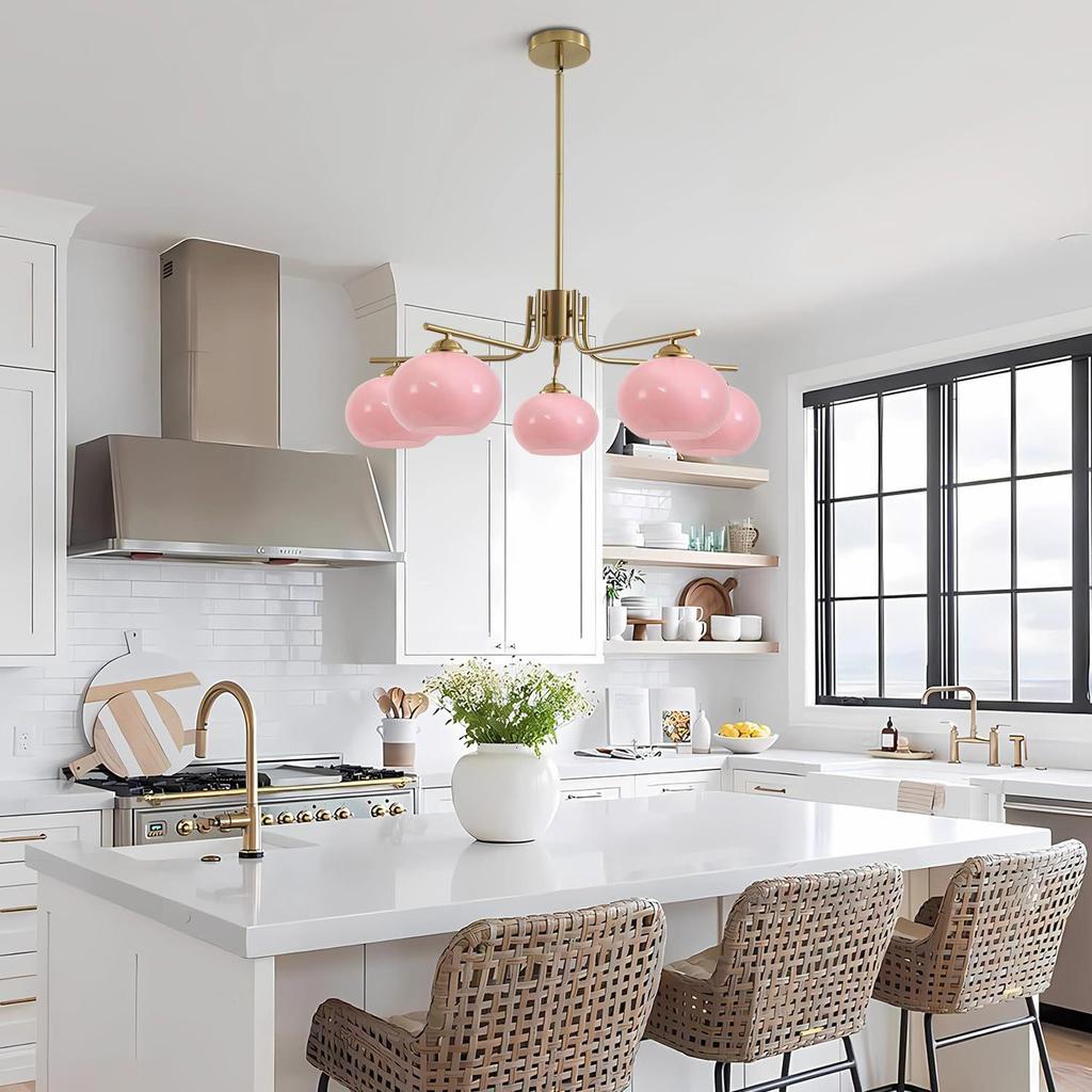 Modern Nordic Cream Chandelier - Luxury Living Room & Restaurant Lighting