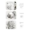New PET Suction Cup Handle Multifunctional Circular Suction Cup Handrail Furniture Hardware Cabinet Knobs Drawer