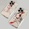 Japanese Punk Anime Girl Phone Case For Samsung Galaxy S26 S25 Ultra S24 S23 FE S22 S21 Plus S20 A73 Clear Bumper Cover