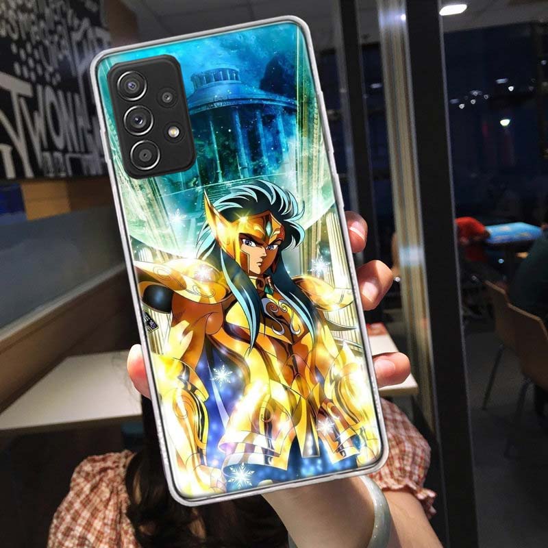 Saint Seiya Knights Of The Zodiac Phone Case for Samsung A54 A57 A37 A17 A14 A15 A12 A24 A34 A55 A35 A25 A52S A07 A05S A04S A22