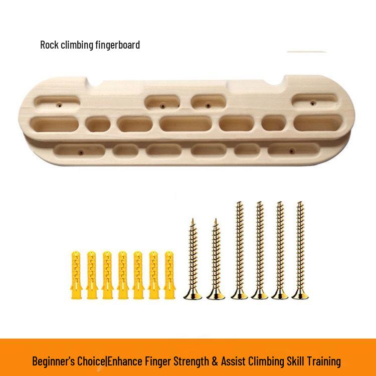 Wooden Fingerboard Climbing Pull-up and Strength Training Board