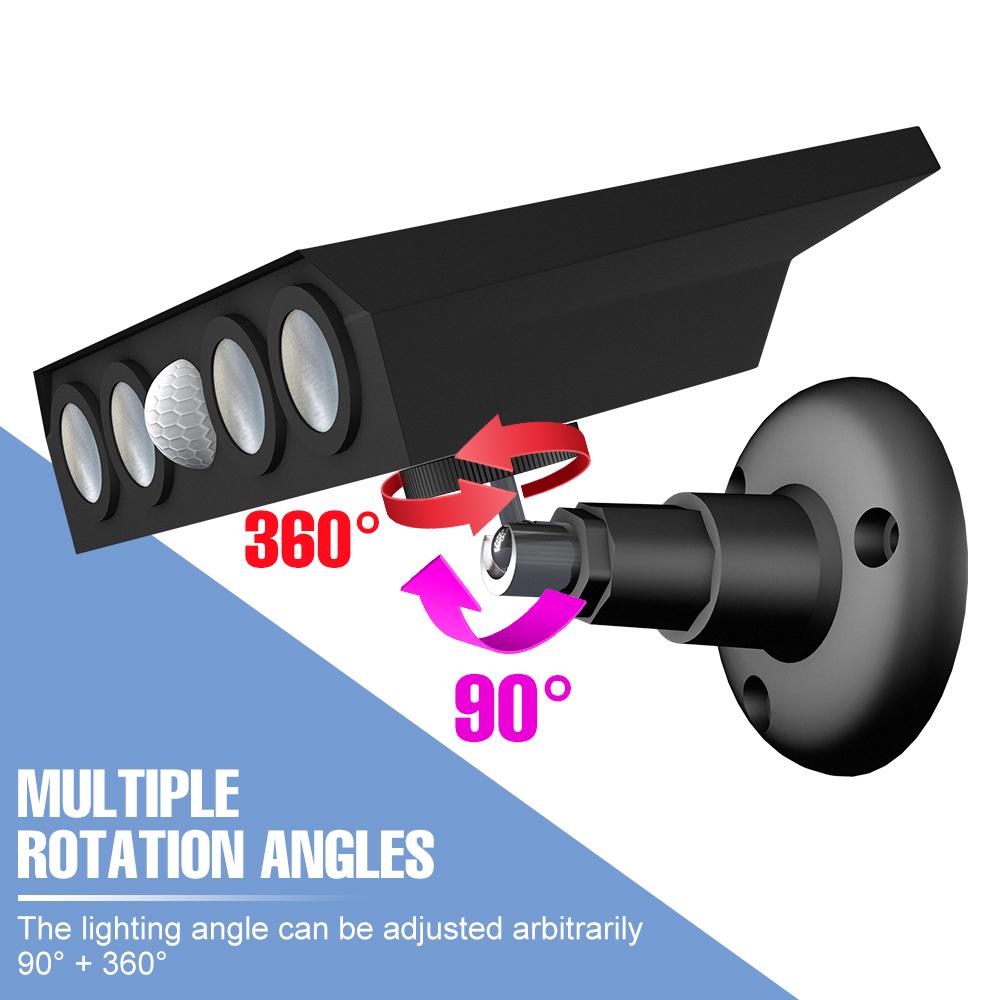 LED Solar Wall Light 5V Outdoor Garden Lamp Motion Sensing Street Spotlight IP65 Waterproof Lampada For Courtyard Lighting