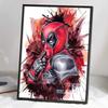 5D DIY Diamond Art Painting Kits for Adults, Deadpool Full Round Crystal Diamond Kits for Beginner for Home Wall Decorate