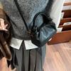 Handheld Fashionable Solid Color Women's Crossbody Bag New Simple Casual Shoulder Bag High-End Handbag AVE