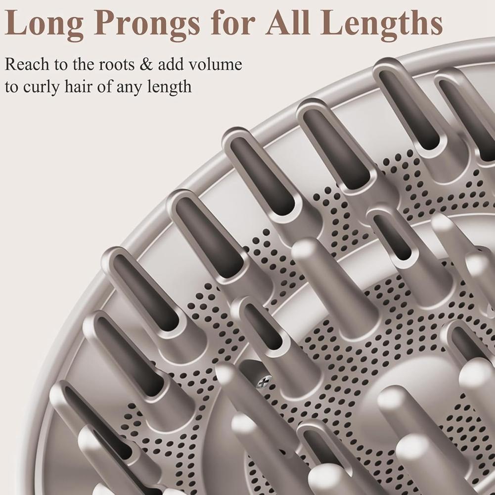 

A65T-Large Diffuser Attachment For Shark Flexstyle, Upgraded Diffuser Nozzle For Dryer Faster And Define Wavy, Curly Hair Beige бежевый