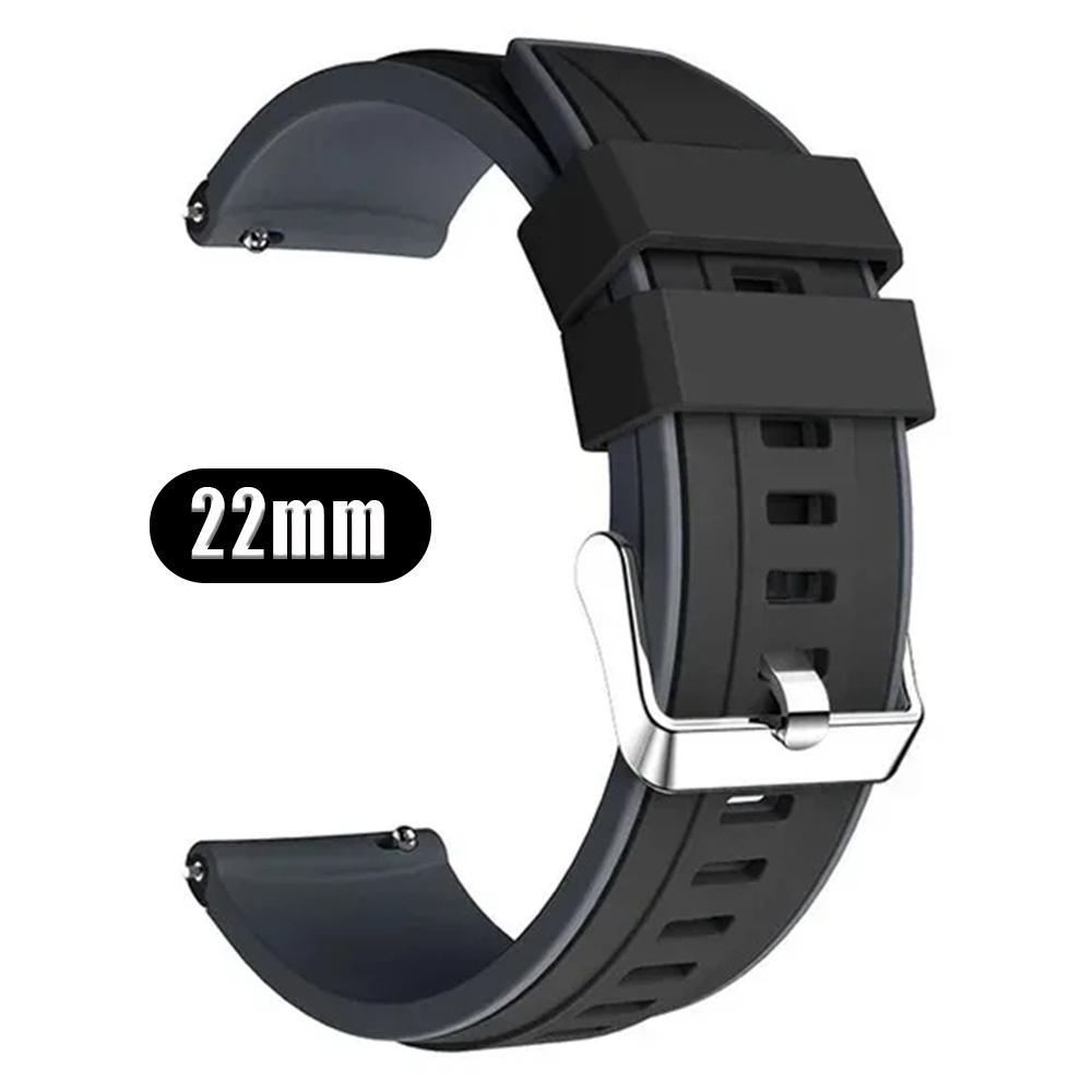 Silicone Watchband 22mm For TicWatch GTH2 GTX/GTW Soft Bracelet For TicWatch Pro 2021/3 Ultra LTE GPS S2 E2 Sports Strap Replace