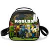 Lunch Bag Primary School Picnic Bag Round Ice Pack Rob Ross Printed Shoulder Portable Cartoon Meal Bag