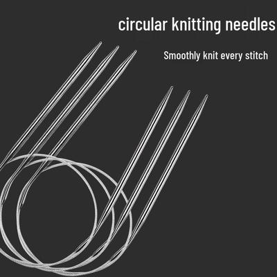 Stainless Steel Circular Knitting Needles Set for Hand Knitting