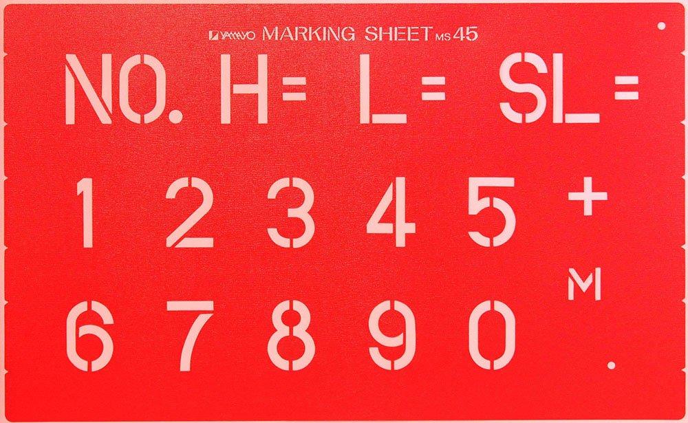 

YAMAYO Разметочный лист 45 мм MS45-B